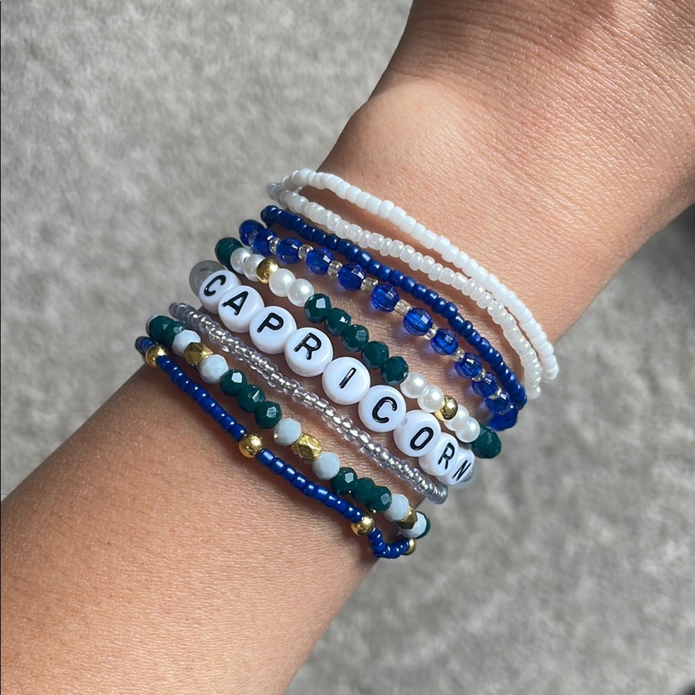 Capricorn Beaded Bracelet Set